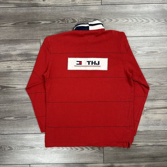 Vintage Y2K Tommy HIlfiger Rugby Shirt - Picture 2 of 6